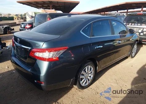 2015 Nissan Sentra Sv from USA, damaged, VIN 3N1AB7AP4FY234565